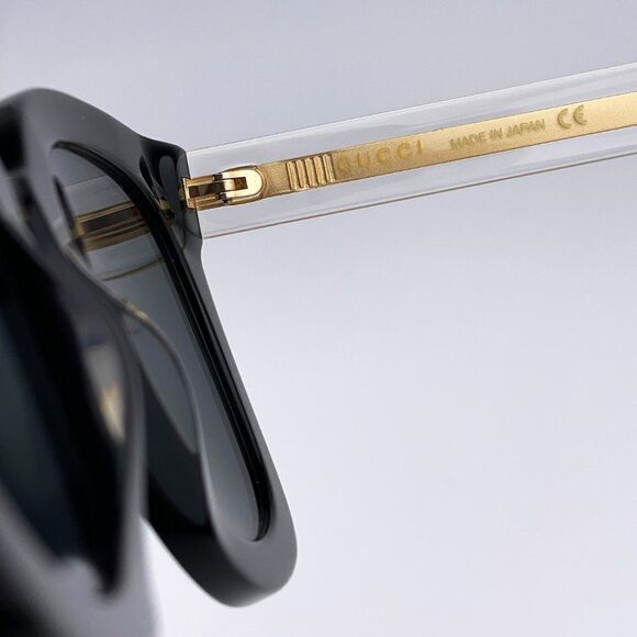 NEW Gucci Sunglasses GG0564SN 001 Cat Eye Crystal Gold Black Grey main image 10